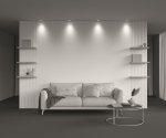 Встраиваемый светильник Maytoni DL058-12W3K-W Round