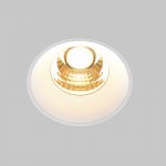 Встраиваемый светильник Maytoni DL058-7W2.7K-TRS-W Round