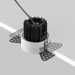 Встраиваемый светильник Maytoni DL058-7W2.7K-TRS-W Round