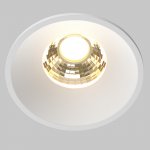 Встраиваемый светильник Maytoni DL058-7W2.7K-W Round