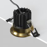 Встраиваемый светильник Maytoni DL058-7W4K-BS Round
