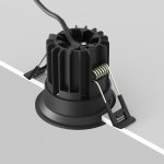 Встраиваемый светильник Maytoni DL058-7W4K-B Round