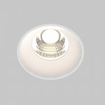 Встраиваемый светильник Maytoni DL058-7W4K-TRS-W Round