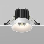 Встраиваемый светильник Maytoni DL058-7W4K-W Round