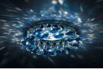 Светильник встраиваемый Donolux DL061.02.1/4crystal/medsapph