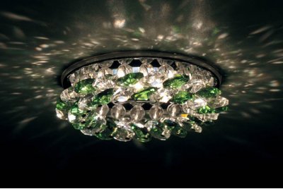 Светильник встраиваемый Donolux DL061.02.1/8crystal/emerald