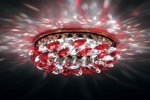 Светильник встраиваемый Donolux DL061.79.1/6crystal/red