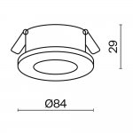 Maytoni DL083-01-GU10-RD-S Stark