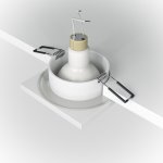 Встраиваемый светильник Maytoni DL083-01-GU10-SQ-W Stark