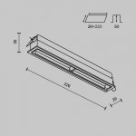 Встраиваемый светильник Technical DL100-12W2.7-3-4K-B