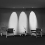 Встраиваемый светильник Maytoni DL105-12W4K-W Lens