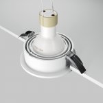 Встраиваемый светильник Technical DL113-GU10-01-RD-W