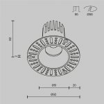 Встраиваемый светильник Technical DL124-10W-4K-TRS-W