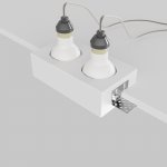 Встраиваемый светильник Technical DL131-GU10-02-W