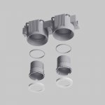 Встраиваемый светильник Technical DL137-GU10-W