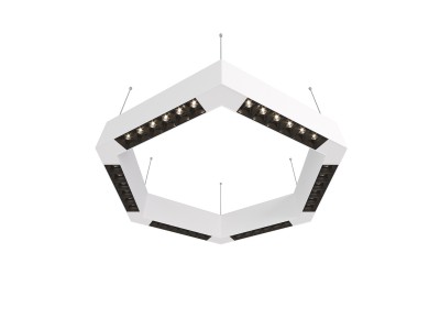 Donolux Led св-к накладной, 36W, 500х433мм, H71,5мм, 2560Lm, 48°, 3000К, IP20, корпус белый, черные модули, белый декор, блок питания AC/DC 24V в комплекте Donolux Led св-к накладной, 36W, 500х433мм, H71,5мм, 2560Lm, 48°, 3000К, IP20, корпус белый, черные модули, белый декор, блок питания AC/DC 24V в комплекте