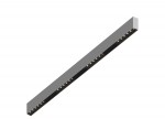 Donolux Led св-к накладной, 24W, 1002х32мм, H71,5мм, 1850Lm, 48°, 3000К, IP20, корпус алюминий, черные модули, черный декор, блок питания AC/DC 24V в комплекте