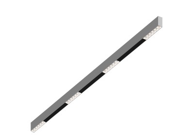 Donolux Led св-к накладной, 24W, 1502х32мм, H71,5мм, 1655Lm, 48°, 3000К, IP20, корпус алюминий, белые модули, черный декор, блок питания AC/DC 24V в комплекте