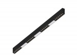 Donolux Led св-к накладной, 24W, 1002х32мм, H71,5мм, 1850Lm, 48°, 3000К, IP20, корпус черный, черные модули, белый декор, блок питания AC/DC 24V в комплекте