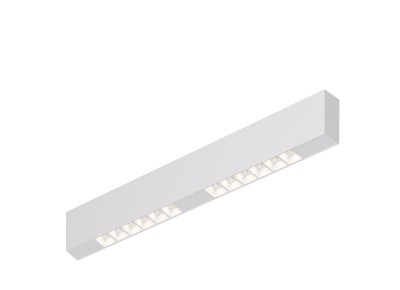 Donolux Led св-к накладной, 12W, 502х32мм, H71,5мм, 925Lm, 48°, 3000К, IP20, корпус белый, белые модули, белый декор, блок питания AC/DC 24V в комплекте
