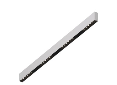 Donolux Led св-к накладной, 24W, 1002х32мм, H71,5мм, 1950Lm, 34°, 3000К, IP20, корпус белый, черные модули, черный декор, блок питания AC/DC 24V в комплекте