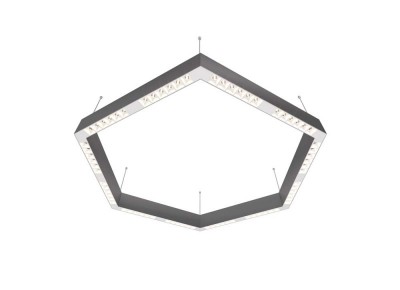 Donolux Led св-к подвесной, 72W, 900х780мм, H71,5мм, 9380Lm, 34°, 3000К, IP20, корпус алюминий, белые модули, белый декор,  блок питания AC/DC 24V в комплекте