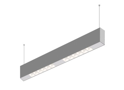Donolux Led св-к подвесной, 12W, 502х32мм, H71,5мм, 975Lm, 34°, 3000К, IP20, корпус алюминий, белые модули, белый декор, блок питания AC/DC 24V в комплекте