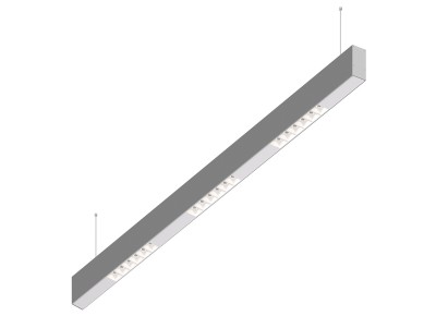 Donolux Led св-к подвесной, 18W, 1002х32мм, H71,5мм, 1310Lm, 34°, 3000К, IP20, корпус алюминий, белые модули, белый декор, блок питания AC/DC 24V в комплекте