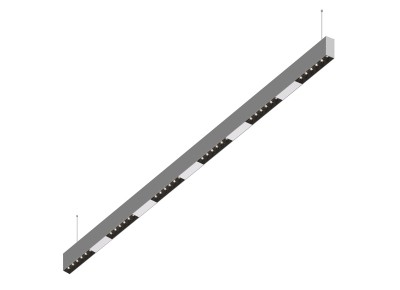 Donolux Led св-к подвесной, 36W, 1502х32мм, H71,5мм, 2775Lm, 48°, 3000К, IP20, корпус алюминий, черные модули, белый декор, блок питания AC/DC 24V в комплекте