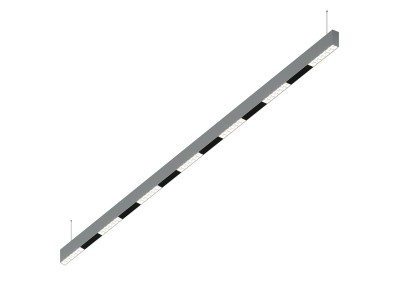 Donolux Led св-к подвесной, 42W, 2002х32мм, H71,5мм, 3415Lm, 34°, 3000К, IP20, корпус алюминий, белые модули, черный декор, блок питания AC/DC 24V в комплекте