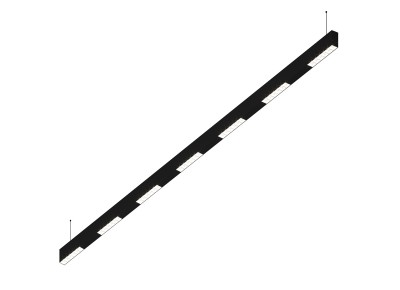 Donolux Led св-к подвесной, 42W, 2002х32мм, H71,5мм, 3240Lm, 48°, 3000К, IP20, корпус черный, белые модули, черный декор, блок питания AC/DC 24V в комплекте