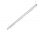 Donolux Led св-к подвесной, 24W, 1502х32мм, H71,5мм, 1745Lm, 34°, 3000К, IP20, корпус белый, белые модули, белый декор, блок питания AC/DC 24V в комплекте