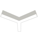 Donolux накладной светодиодный светильник, 28,8 Ватт, 1980Lm, 3000К, IP20, 490х418мм, H73mm, RAL9003 (мат.белый)