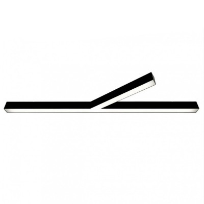 Donolux накладной светодиодный светильник, 77 Ватт, 5280Lm, 3000К, IP20, 344х1500мм, H73мм, RAL9005 (мат.черный) Donolux накладной светодиодный светильник, 77 Ватт, 5280Lm, 3000К, IP20, 344х1500мм, H73мм, RAL9005 (мат.черный)