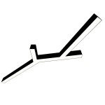 Donolux накладной светодиодный светильник, 115 Ватт, 11520Lm, 4000К, IP20, 490х1525мм, H73мм, RAL9005 (мат.черный)