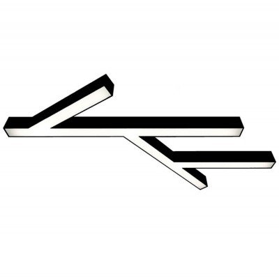 Donolux накладнойсветодиодный светильник, 96 Ватт, 6600Lm, 4000К, IP20, 672х1236мм, H73мм, RAL9005 (мат.черный) Donolux накладнойсветодиодный светильник, 96 Ватт, 6600Lm, 4000К, IP20, 672х1236мм, H73мм, RAL9005 (мат.черный)