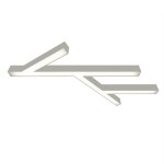 Donolux накладной светодиодный светильник, 96 Ватт, 6600Lm, 4000К, IP20, 672х1236мм, H73мм, RAL9003 (мат.белый)