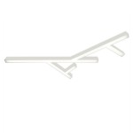 Donolux накладной светодиодный светильник, 115 Ватт, 7920Lm, 4000К, IP20, 759х1300мм, H73мм, RAL9003 (мат.белый)