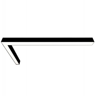 Donolux накладной светодиодный светильник, 57,6 Ватт, 3960Lm, 4000К, IP20, 500х1000мм, H73мм, RAL9005 (мат.черный) Donolux накладной светодиодный светильник, 57,6 Ватт, 3960Lm, 4000К, IP20, 500х1000мм, H73мм, RAL9005 (мат.черный)