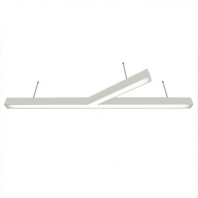 Donolux подвесной светодиодный светильник, 77 Ватт, 5280Lm, 3000К, IP20, 344х1500мм, H73мм, RAL9003 (мат.белый)