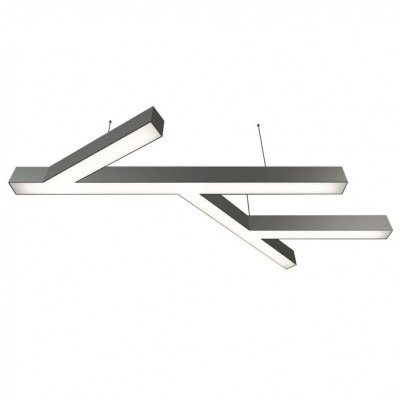 Donolux подвесной светодиодный светильник, 144 Ватт, 14400Lm, 4000К, IP20, 672х1236мм, H73мм, Алюминий