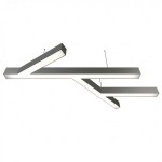 Donolux подвесной светодиодный светильник, 144 Ватт, 14400Lm, 4000К, IP20, 672х1236мм, H73мм, Алюминий