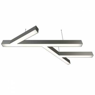 Donolux подвесной светодиодный светильник, 96 Ватт, 6600Lm, 4000К, IP20, 672х1236мм, H73мм, Алюминий