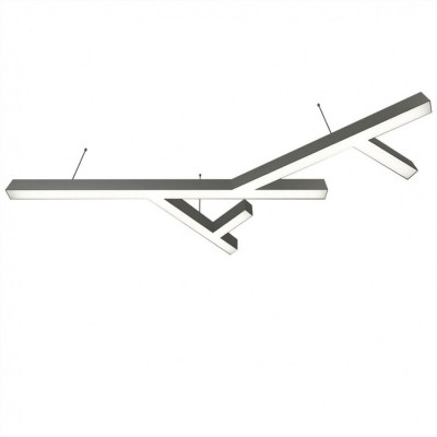 Donolux подвесной светодиодный светильник, 115 Ватт, 7920Lm, 4000К, IP20, 759х1300мм, H73мм, Алюминий Donolux подвесной светодиодный светильник, 115 Ватт, 7920Lm, 4000К, IP20, 759х1300мм, H73мм, Алюминий