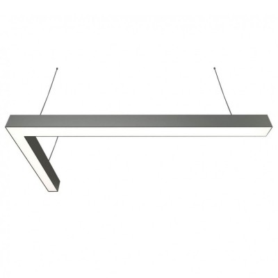 Donolux подвесной светодиодный светильник, 57,6 Ватт, 3960Lm, 3000К, IP20, 500х1000мм, H73мм, Алюминий Donolux подвесной светодиодный светильник, 57,6 Ватт, 3960Lm, 3000К, IP20, 500х1000мм, H73мм, Алюминий