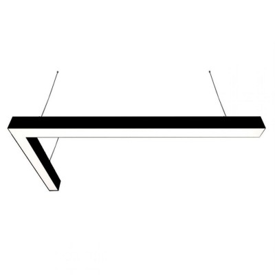 Donolux подвесной светодиодный светильник, 57,6 Ватт, 3960Lm, 4000К, IP20, 500х1000мм, H73мм, RAL9005 (мат.черный) Donolux подвесной светодиодный светильник, 57,6 Ватт, 3960Lm, 4000К, IP20, 500х1000мм, H73мм, RAL9005 (мат.черный)