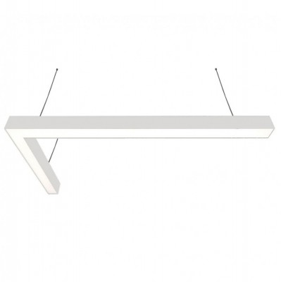 Donolux подвесной светодиодный светильник, 86,4 Ватт, 8640Lm, 4000К, IP20, 500х1000мм, H73мм, RAL9003 (мат.белый)