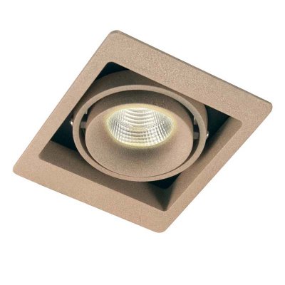 Светильник встраиваемый Donolux DL18615/01WW-SQChampagne/Black Светильник встраиваемый Donolux DL18615/01WW-SQChampagne/Black
