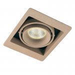 Светильник встраиваемый Donolux DL18615/01WW-SQChampagne/Black