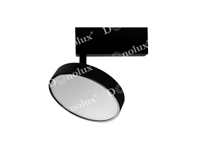 Donolux Светодиодный светильник для магнитного шинопровода. DC 24В 24W, 3000К, 1692 LM, черный, IP20, D135 мм, L150, H25 мм